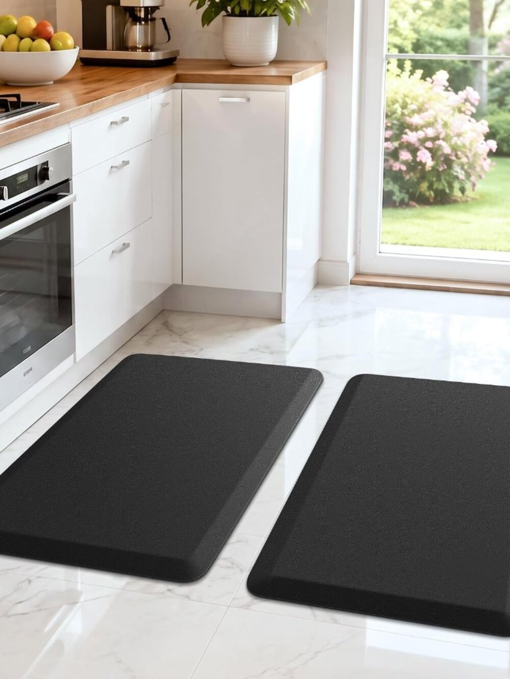 2 PCS Kitchen Mat Cushioned Anti-Fatigue Floor Mat